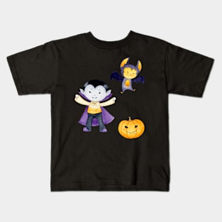 Halloween Monsters 2 Kids T-Shirt